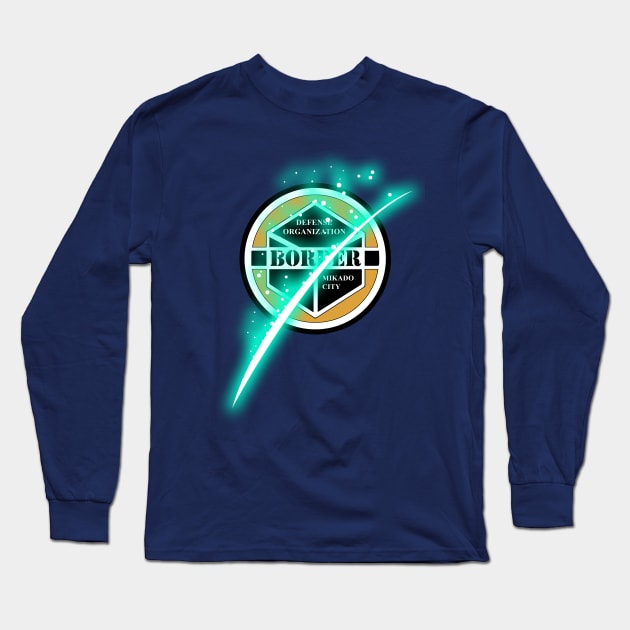 World Trigger Trion Battle Damage Long Sleeve T-Shirt by Dragonheart Studio